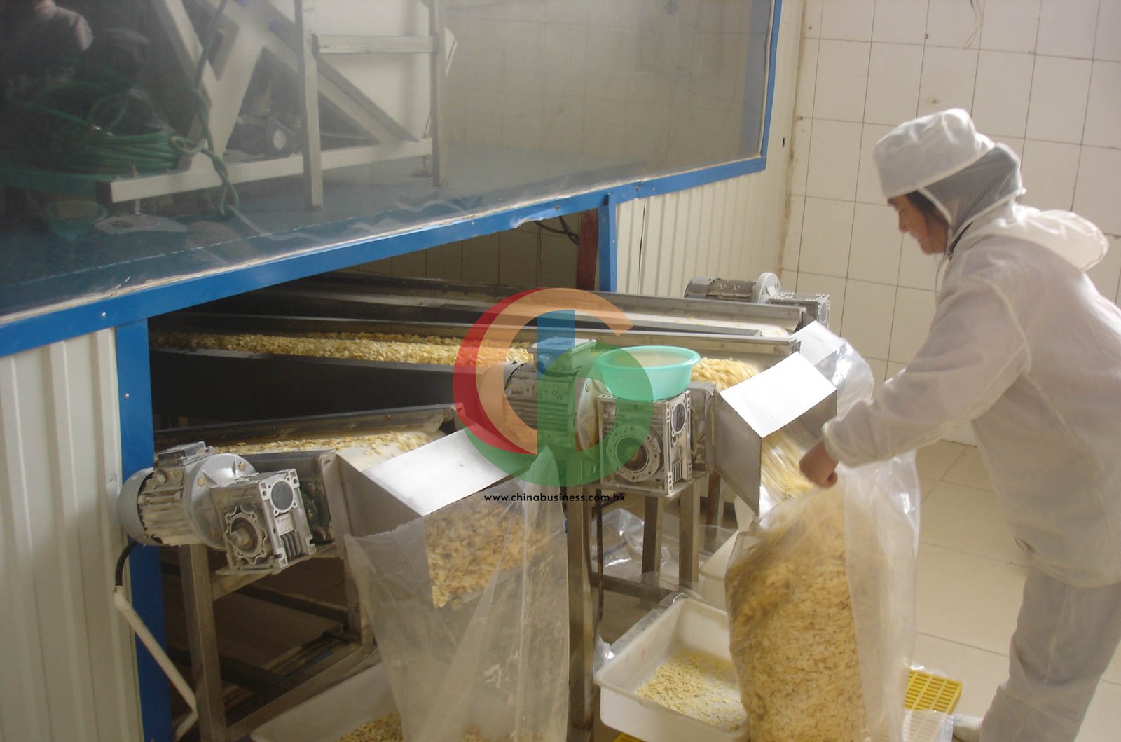 Dehydrated garlic — finished product packing