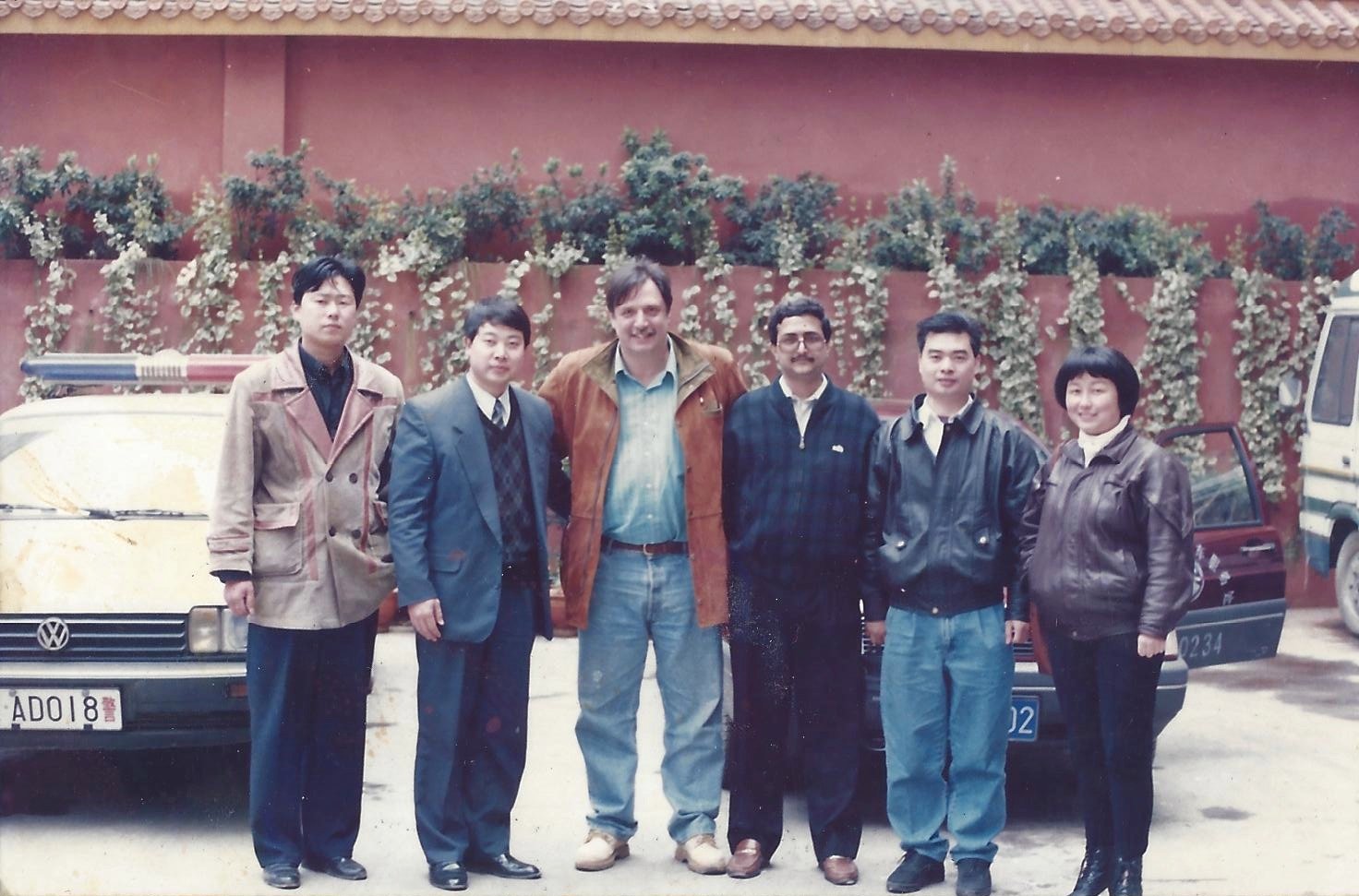 Team in Yunnan, late 1990s — Jose Maria Lazara, Chen Jian Jiang and partners