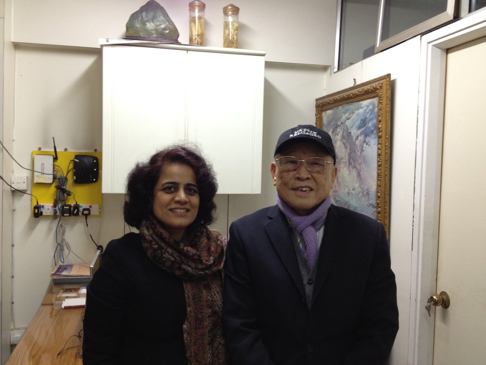 Mrs. Rupa Dattani with Mr. Wong Yee Chat