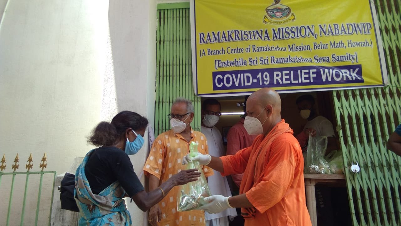 Ramakrishna Mission — COVID-19 relief work, India